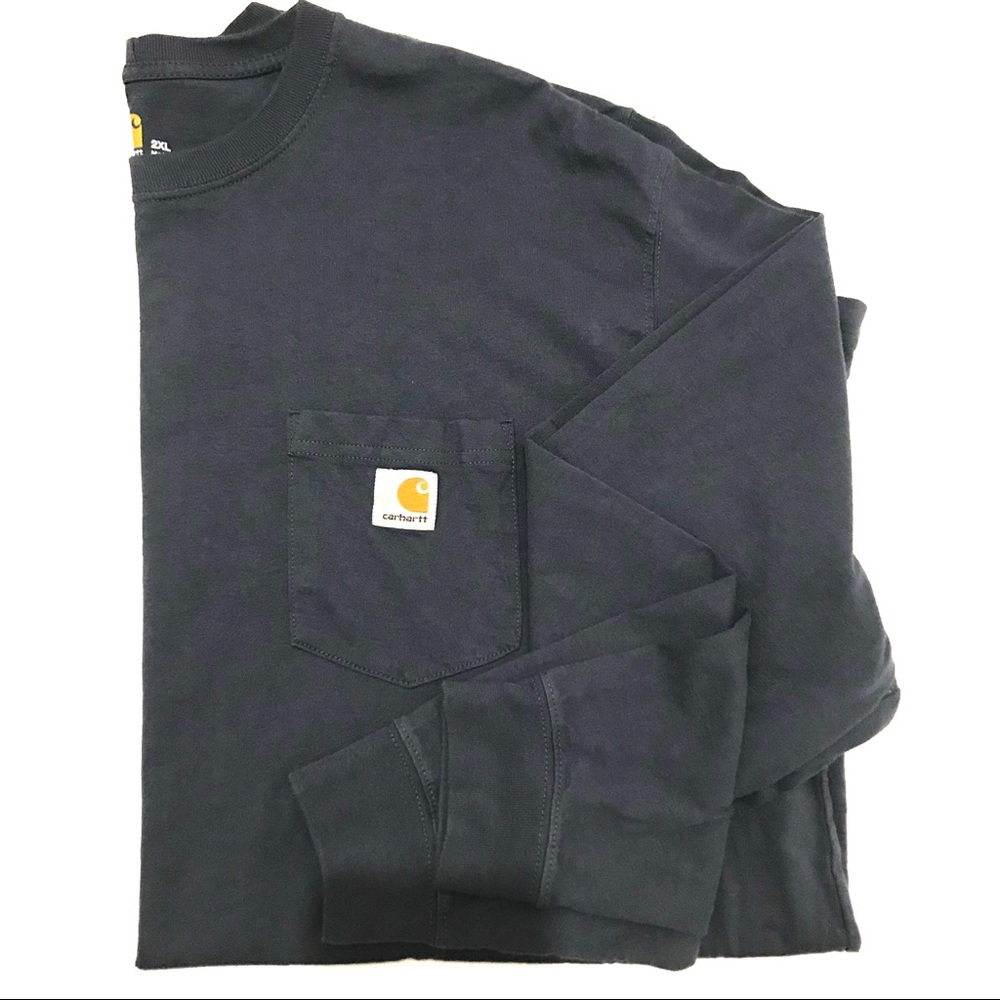 Men’s CARHARTT long sleeve shirt blue 2XL